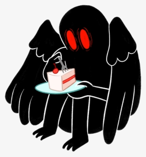 Sticker Mothman - Portable Network Graphics