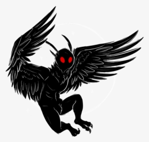 Mothman Here For Your Mothman Needs - Illustration