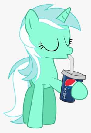 Pepsi Logo Transparent Background - My Little Pony Drinking