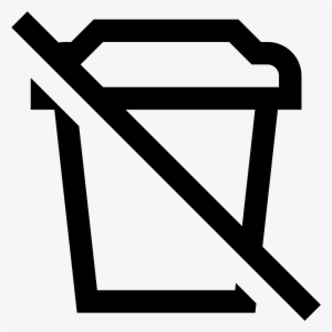 This Icon Represents No Beverages - Icon