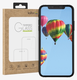 Real Glass Screen Protector For Apple Iphone Xr , Black - Hot Air Balloon Festival Round Ornament