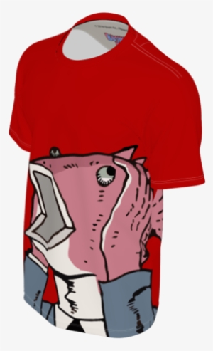 Suprised Business Fish Shirt - Illustration