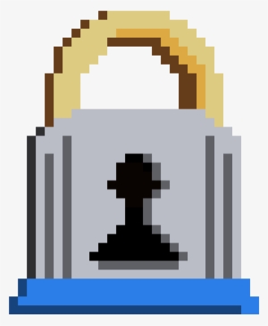 Lock - Lock Pixel Art Transparent