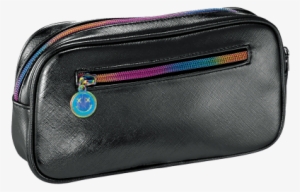 Picture Of Black Metallic Small Cosmetic Bag - Toiletry Bag