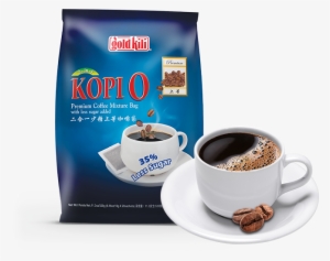 Kopi O Premium 2-in-1 Coffee (less Sugar) - Gold Kili
