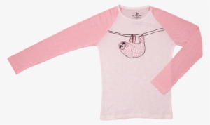 Noé & Zoë Raglan Tee Hanging Sloth - Raglan Sleeve