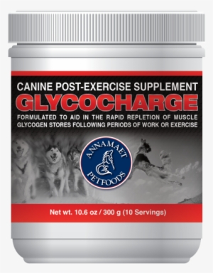 Annamaet Glycocharge Canine Post-excercise Supplement - Annamaet Glycocharge Dog Powder Supplement - 300g