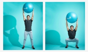 Overhead Squat - Swiss Ball Overhead Squat