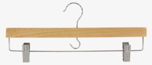 Wooden Skirt Hangers, Natural - Clothes Hanger