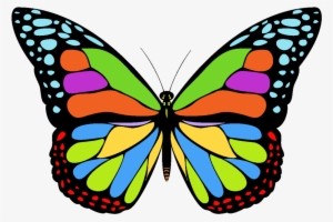 Free Icons Png - Coloring Image Of Butterfly