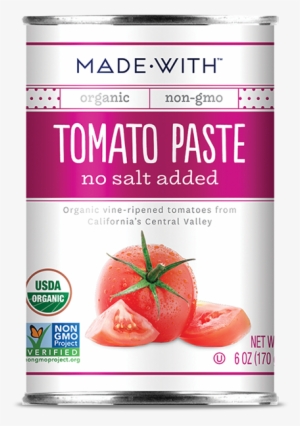 Made With Tomato Paste No Salt Added, 6 Oz (pack Of