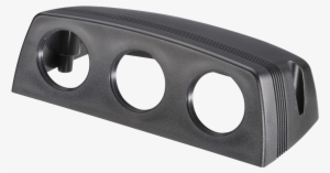 Triple Blank Surface Mount Housing Black - Tool