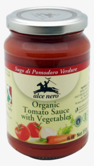 Alce Nero Organic Tomato Sauce With Vegetables 350g - Orzo Mix Bio 125g