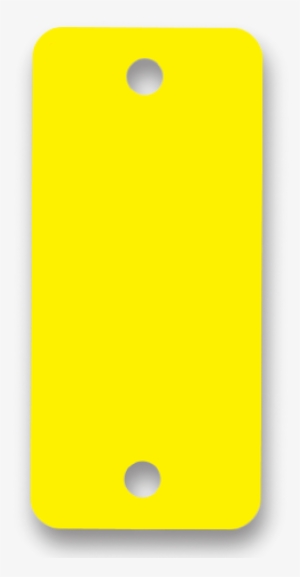 Yellow Blank Poly Tag Key Tags 250/box 250bye - Smartphone