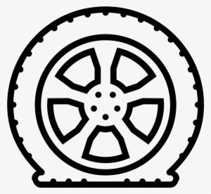 Flat Tire Drawing At Getdrawings - Flat Tire Drawing
