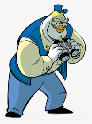 Thank You Clipart - Duck With Binoculars