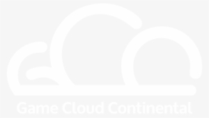 Game Cloud Continental Logo White - Video Game