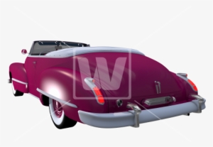 Purple Oldtimer Car Png - Car