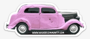 The Pink Car Sticker - Car
