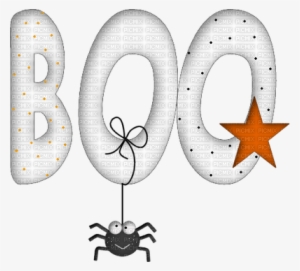 Boo Text - Boo Cute Halloween Png