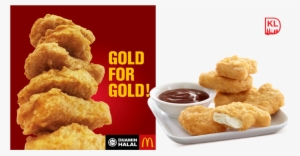 Mcnuggets 哦！ 完全免费送给你，就在明天11am，直至 - Crispy Fried Chicken