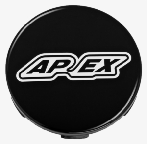 Apex Gloss Black Center Caps - Apex Race Parts
