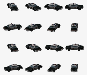 Police Car Sprite Sheet