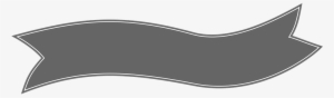 White Banner Ribbon Png - Ribbon Banner Header Png
