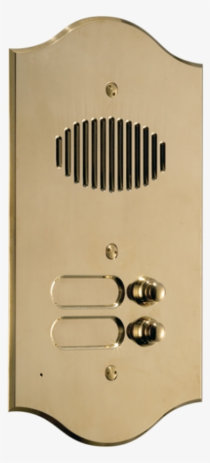 Roma Series Audio Entrance Panel For Ikall Unit, 1 - Door Entry System Brass