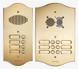 Comelit Roma Entrance Panel - Comelit Nederland 3206/ri Com Roma Messing Paneel