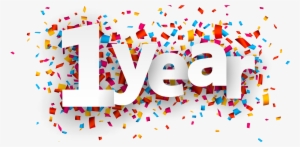 One Year Anniversary - One Year Sign