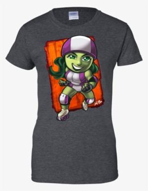 Superhero Roller Derby She Hulk Hulk T Shirt & Hoodie - Relax God Is In Control