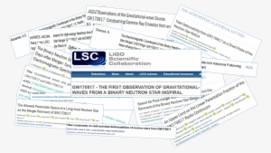 Bns Headlines - Ligo Scientific Collaboration