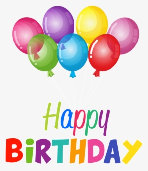 Happy Birthday Balloons Clip Art Png Image - Clipart Birthday Balloons