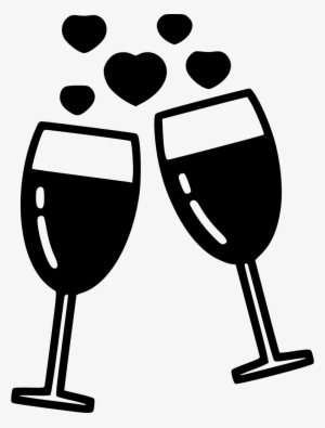 Champagne Comments - Clip Art Wine Glass