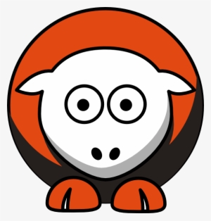 Sheep 3 Toned Cleveland Browns Colors Clip Art At Clker - College Football