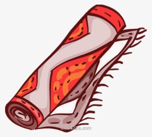 Carpets And Rugs Royalty Free Vector Clip Art Illustration - Clip Art