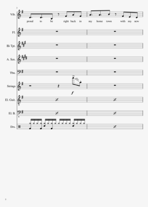 The Cleveland Show Sheet Music Composed By By Walter - La Chona Sheet Music
