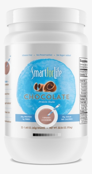 Chocolate Protein Tub - Smart For Life 2lb. Chocolate Protein Powder Tub