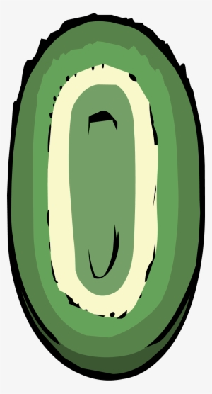 Green Oval Rug - Club Penguin Rug