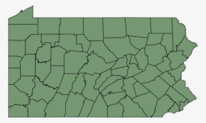 May Be Confused With - Pennsylvania County Map Png