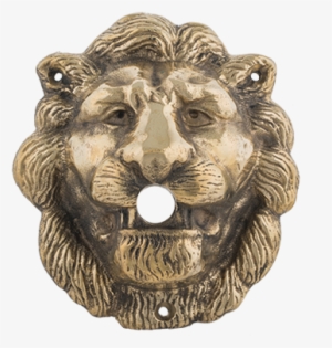 6 1/2″ Lion's Head 2 3/4″ Projection - Bronze