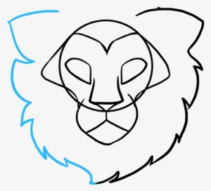 How To Draw Lion Head - Draw A Lion Face