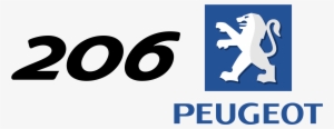 Peugeot 206 Logo Png Transparent - Peugeot 206 Logo Vector