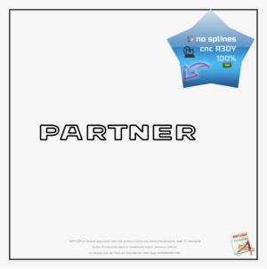 Peugeot Partner Logo Cnc Dxf File Free Download - Logo De Peugeot Partner