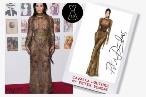 Kim Kardashian In Cavalli Couture - Kim Kardashian Uk Vogue