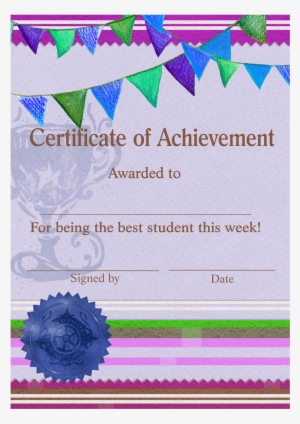 Certificate Template Png Transparent Image - Floribunda