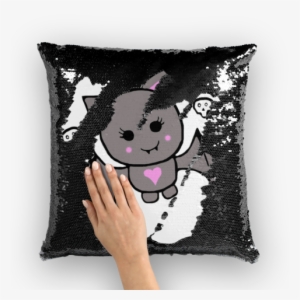 Cute Bat Single ﻿sequin Cushion Cover - Cushion