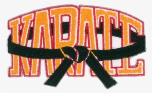 1289 Karate Belt Patch 4"w - Karate