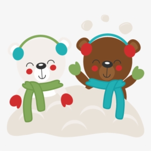 Bear Winter Clipart Transparent Background - Clip Art